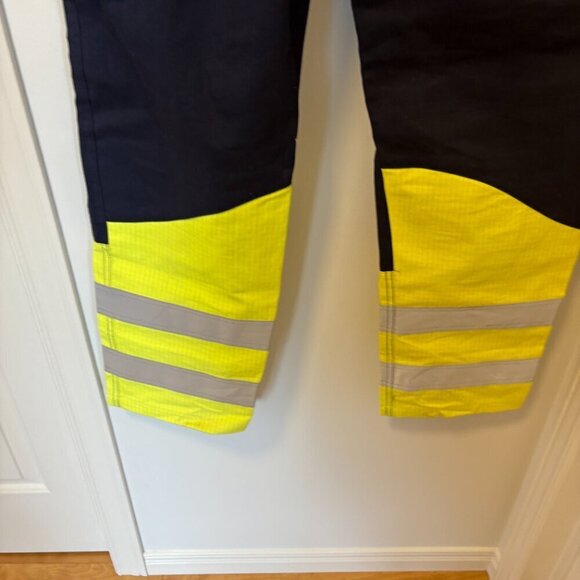 Blaklader Work Pants Mens 36X30 Navy Fire Rated Pockets Heavyweight Workwear - Picture 12 of 13